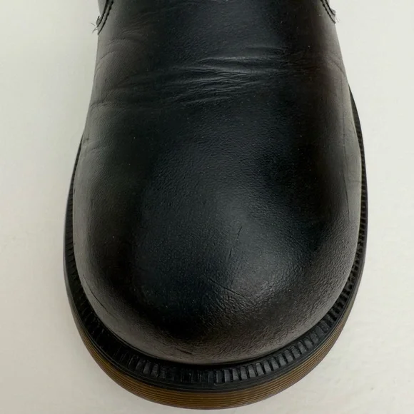 Vintage Dr. Martens 2976 Chelsea Black Greasy Chunky Club MIE Boots UK 4 - Picture 8 of 15